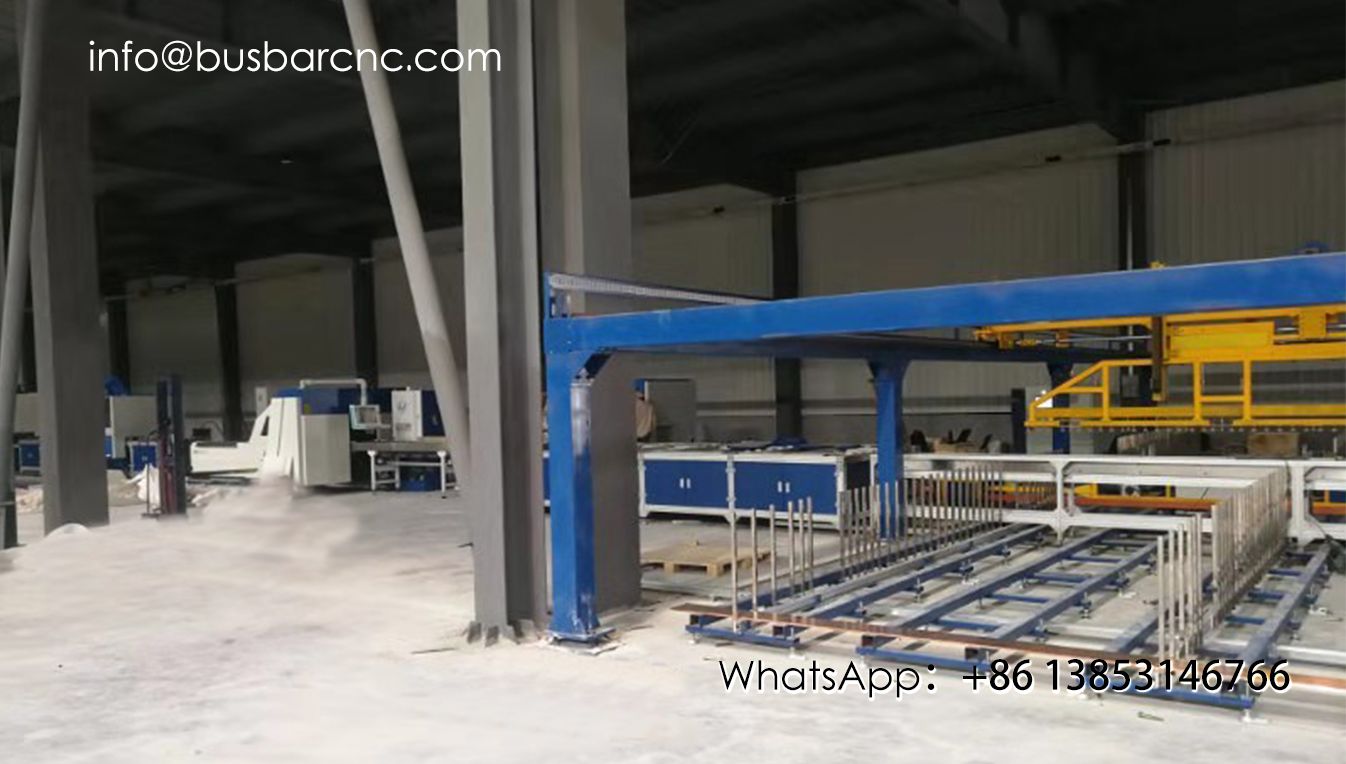 Copper busbar Automated flat warehouse integrated production line
